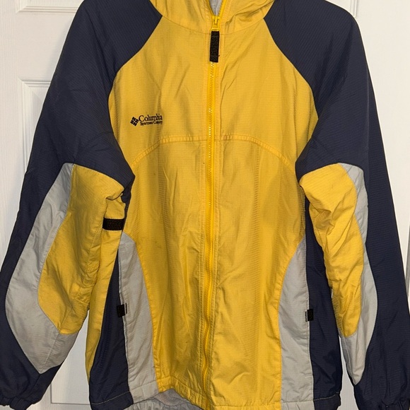 Columbia Jackets & Blazers - Columbia Two-Tone Yellow and Gray Jacket